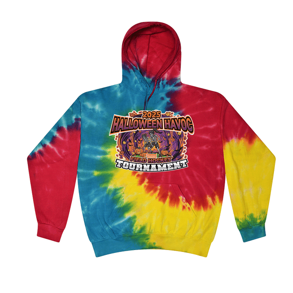 Tie Dyed Hoodie - 2025 Howard County Halloween Havoc FH Tournament