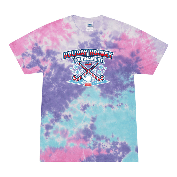 Tie Dyed T-shirt - 2025 Holiday Hockey Tournament