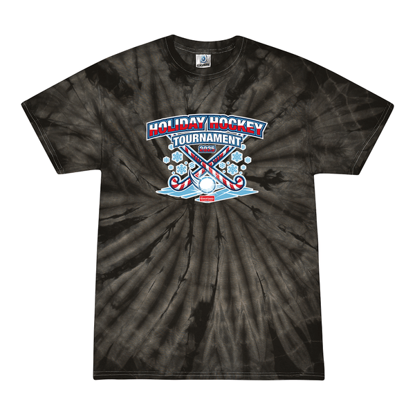 Tie Dyed T-shirt - 2025 Holiday Hockey Tournament