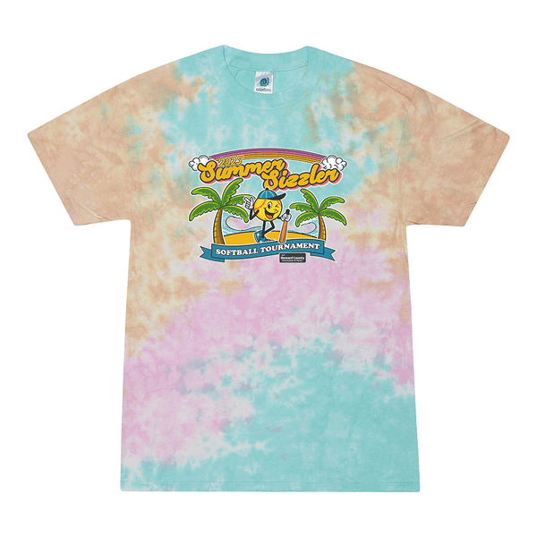 Tie Dyed T-shirt - 2025 Howard County Summer Sizzler