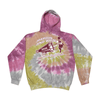 Tie Dyed Hoodie - 2025 Maroon & White Cheer