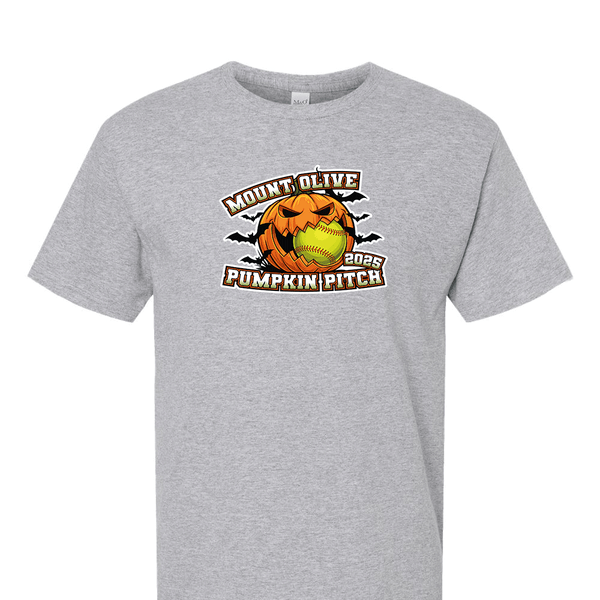 Solid Short Sleeve T-shirt - Mount Olive Pumpkin Pitch 2025