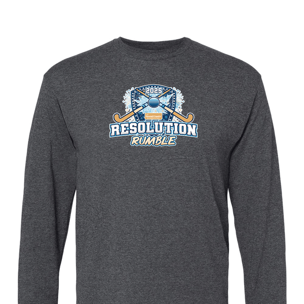 Solid Long Sleeve T-shirt - 2025 Resolution Rumble