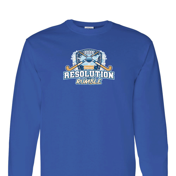 Solid Long Sleeve T-shirt - 2025 Resolution Rumble