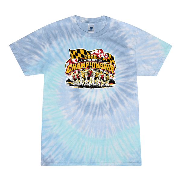 [[color:Lagoon]] 2026 1A West Region XC Championship 0004 Lagoon Tie Dyed T shirt