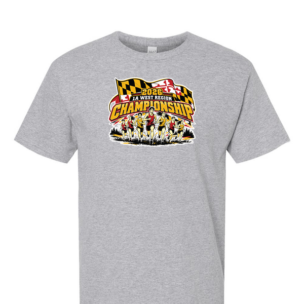 [[color:Sport Grey]] 2026 1A West Region XC Championship 0021 Sport Grey Short Sleeve