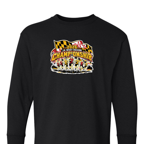 [[color:Black]] 2026 1A West Region XC Championship 0029 Black Long Sleeve