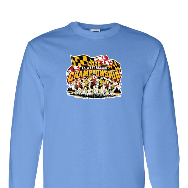 [[color:Carolina Blue]] 2026 1A West Region XC Championship 0030 Carolina Blue Long Sleeve
