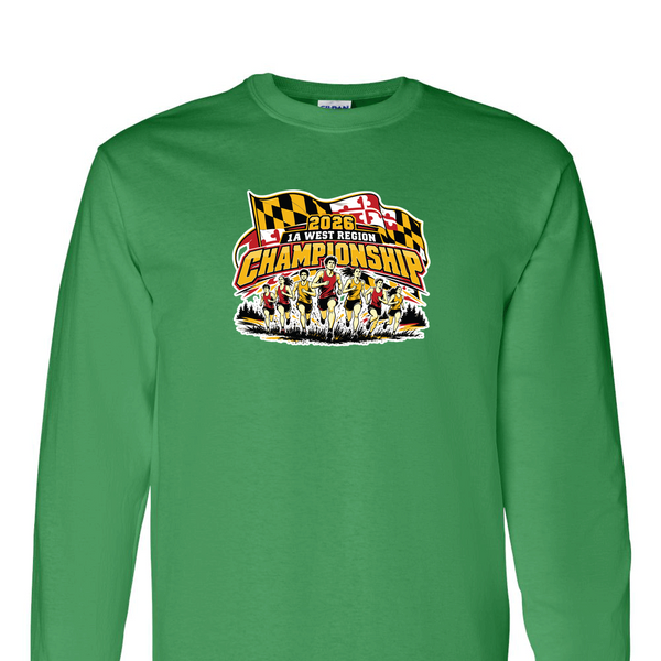 [[color:Irish Green]] 2026 1A West Region XC Championship 0032 Irish Green Long Sleeve
