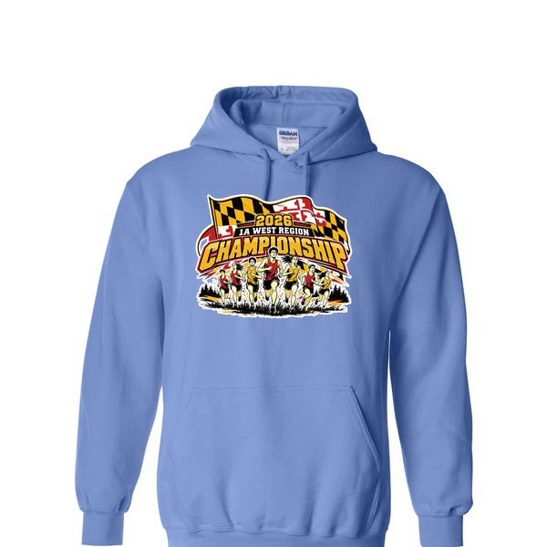[[color:Carolina Blue]] 2026 1A West Region XC Championship 0036 Carolina Blue Hoodie
