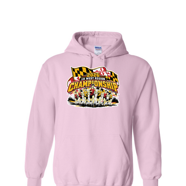 [[color:Light Pink]] 2026 1A West Region XC Championship 0039 Light Pink Hoodie