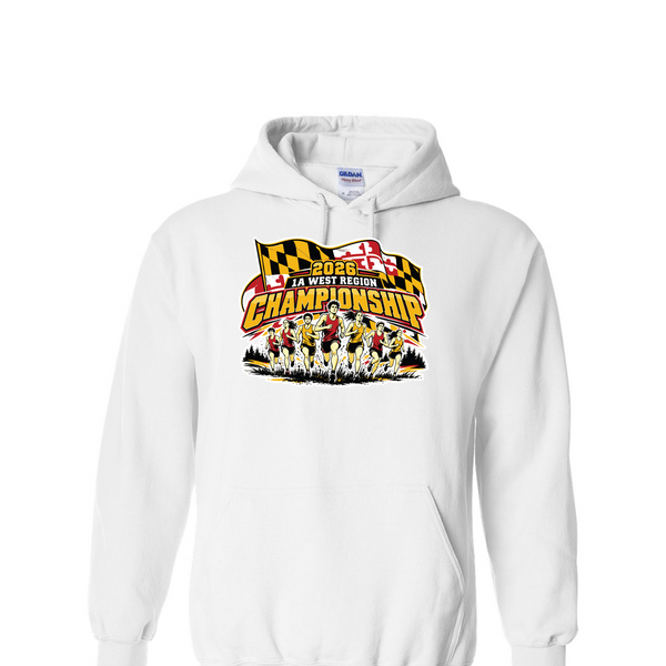 [[color:White]] 2026 1A West Region XC Championship 0041 White Hoodie