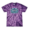 [[color:Spider Purple]] 2026 Battle on the Island Cheer 0008 Spider Purple Tie Dyed T shirt