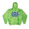 [[color:Spider Lime]] 2026 Battle on the Island Cheer 0015 Spider Lime Tie Dyed Hoodie