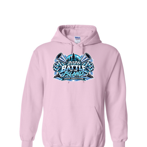 [[color:Light Pink]] 2026 Battle on the Island Cheer 0039 Light Pink Hoodie