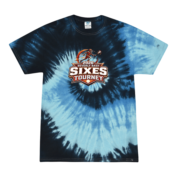 [[color:Blue Ocean]] 2026 Beverly Bash Sixes Tourney 0002 Blue Ocean Tie Dyed T shirt