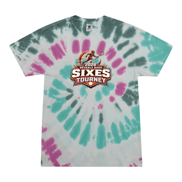 [[color:Everglades]] 2026 Beverly Bash Sixes Tourney 0005 Everglades Tie Dyed T shirt