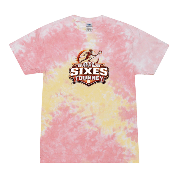 [[color:Funnel Cake]] 2026 Beverly Bash Sixes Tourney 0007 Funnel Cake Tie Dyed T shirt