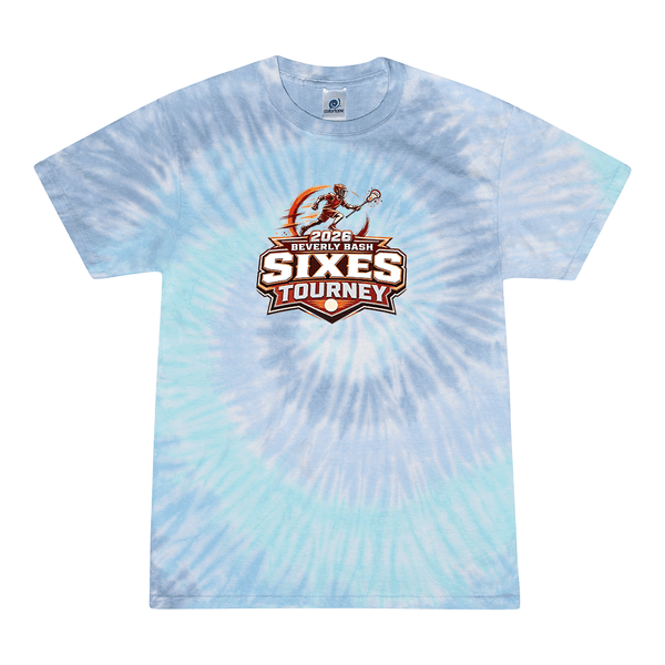 [[color:Lagoon]] 2026 Beverly Bash Sixes Tourney 0013 Lagoon Tie Dyed T shirt