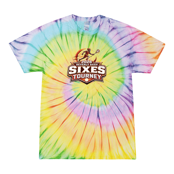 [[color:Lolli Pop]] 2026 Beverly Bash Sixes Tourney 0014 Lolli Pop Tie Dyed T shirt