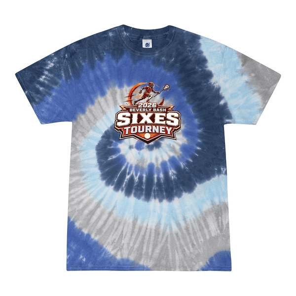 [[color:Moonbeam]] 2026 Beverly Bash Sixes Tourney 0015 Moonbeam Tie Dyed T shirt