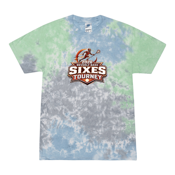 [[color:Slushy]] 2026 Beverly Bash Sixes Tourney 0020 Slushy Tie Dyed T shirt