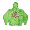 [[color:Spider Lime]] 2026 Beverly Bash Sixes Tourney 0032 Spider Lime Tie Dyed Hoodie