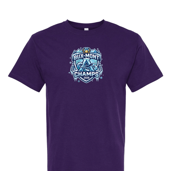 Solid Short Sleeve T-shirt - 2026 Bux-Mont A Champs