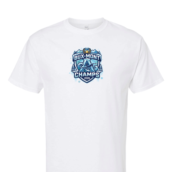 Solid Short Sleeve T-shirt - 2026 Bux-Mont A Champs