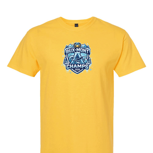 Solid Short Sleeve T-shirt - 2026 Bux-Mont A Champs