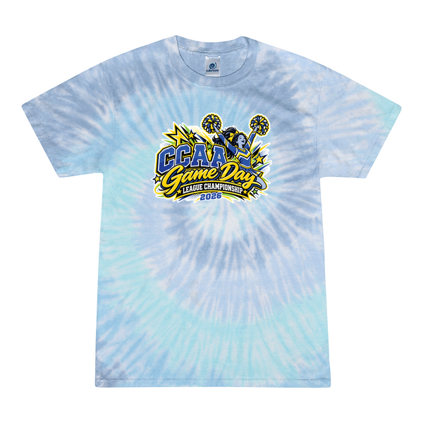 [[color:Lagoon]] 2026 CCAA Game Day League Championship 0004 Lagoon Tie Dyed T shirt