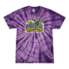 [[color:Spider Purple]] 2026 CCAA Game Day League Championship 0008 Spider Purple Tie Dyed T shirt
