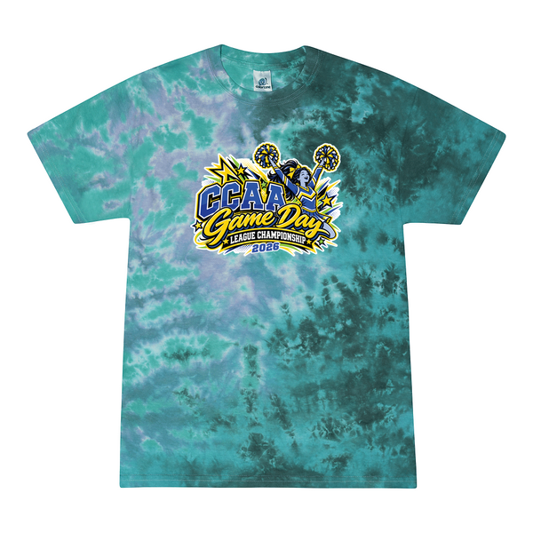 [[color:Zero G]] 2026 CCAA Game Day League Championship 0009 Zero G Tie Dyed T shirt