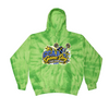 [[color:Spider Lime]] 2026 CCAA Game Day League Championship 0015 Spider Lime Tie Dyed Hoodie