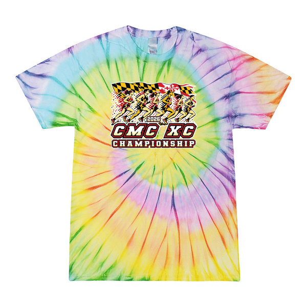 [[color:Lolli-pop]] 2026 CMC XC Championships 0005 Lolli Pop Tie Dyed T shirt