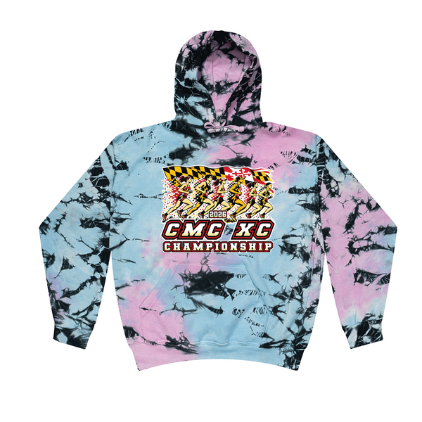 [[color:Dream]] 2026 CMC XC Championships 0012 Dream Tie Dyed Hoodie