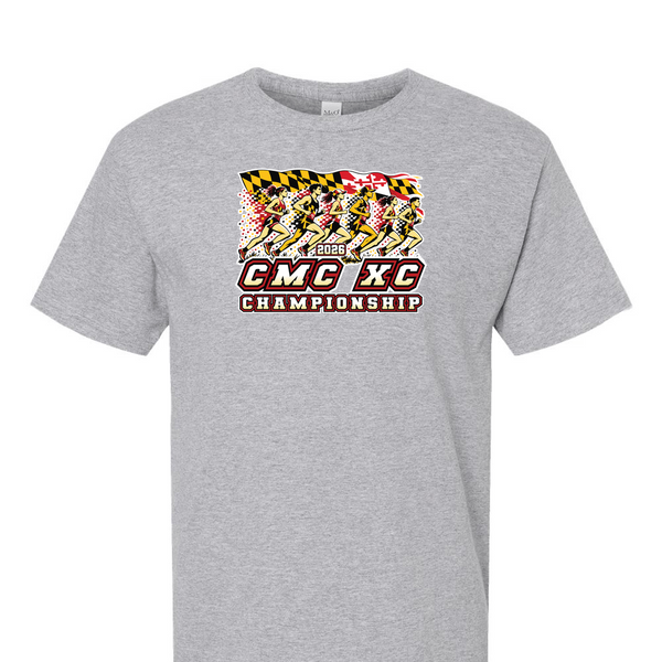 [[color:Sport Grey]] 2026 CMC XC Championships 0021 Sport Grey Short Sleeve