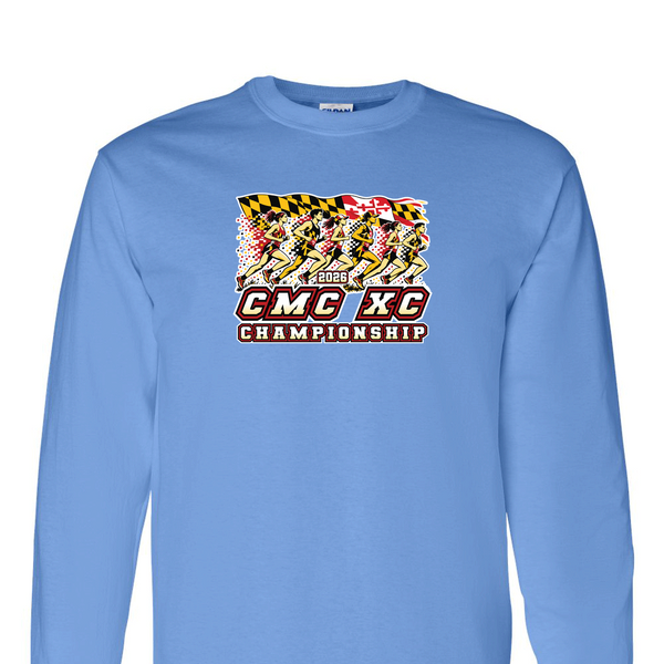 [[color:Carolina Blue]] 2026 CMC XC Championships 0030 Carolina Blue Long Sleeve