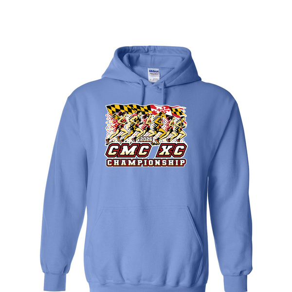 [[color:Carolina Blue]] 2026 CMC XC Championships 0036 Carolina Blue Hoodie