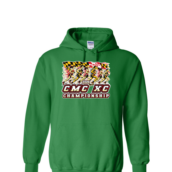 [[color:Irish Green]] 2026 CMC XC Championships 0038 Irish Green Hoodie