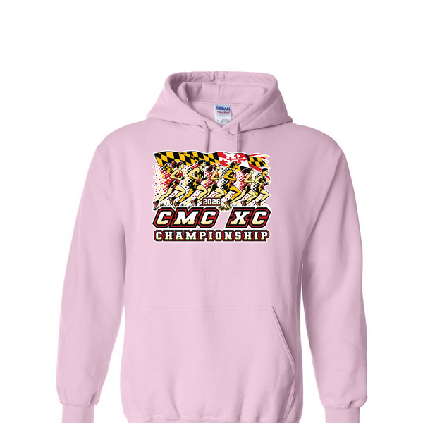 [[color:Light Pink]] 2026 CMC XC Championships 0039 Light Pink Hoodie