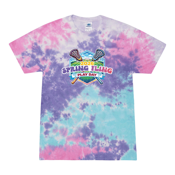 Tie Dyed T-shirt - 2026 CYLA Spring Fling Play Day
