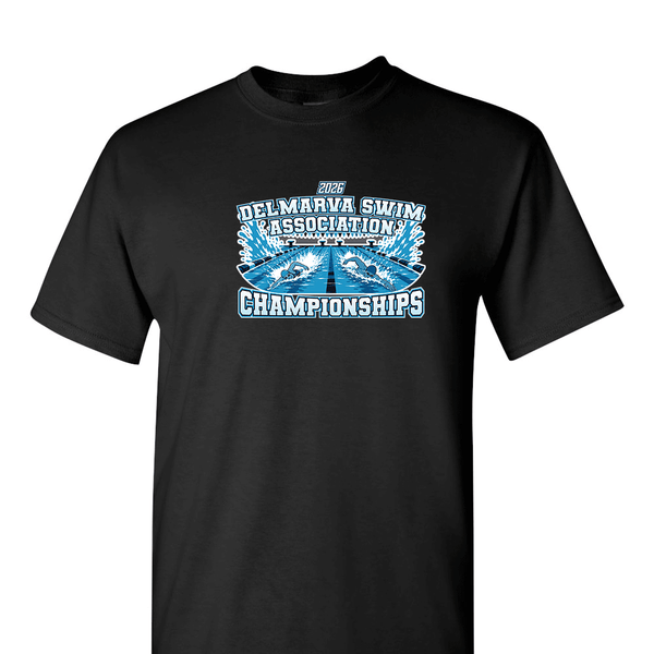 Solid Short Sleeve T-shirt - 2026 Delmarva Swim Association Championships