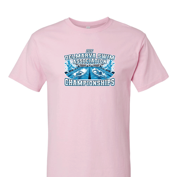 Solid Short Sleeve T-shirt - 2026 Delmarva Swim Association Championships