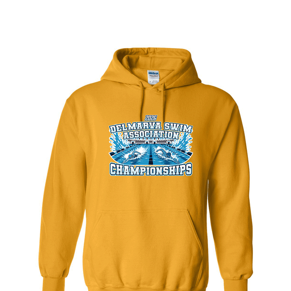 Solid Hoodie - 2026 Delmarva Swim Association Championships