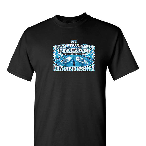 Solid Short Sleeve T-shirt - 2026 Delmarva Swim Association Championships