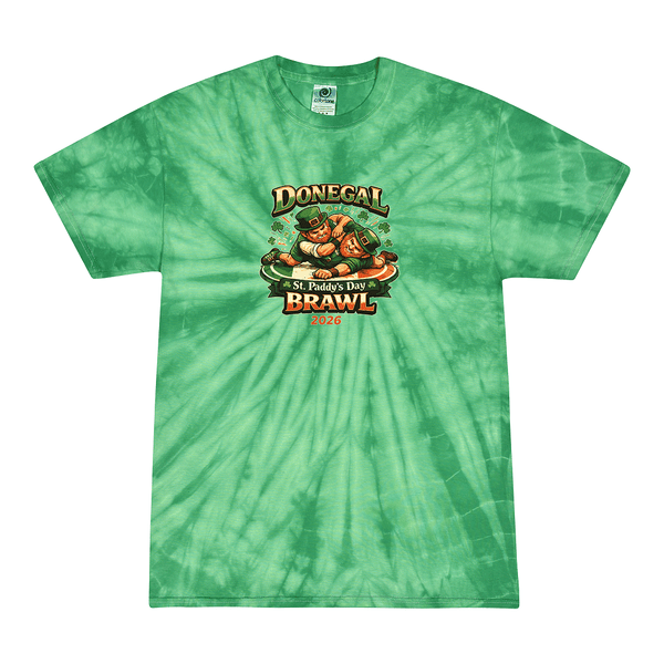 Tie Dyed T-shirt - Donegal St Paddys Day Brawl