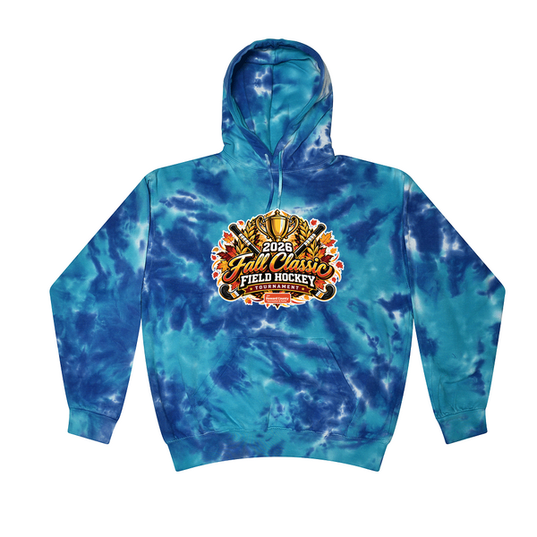 [[color:Multi-Blue]] 2026 Fall Classic Field Hockey Tournament 0017 Multi Blue Tie Dyed Hoodie