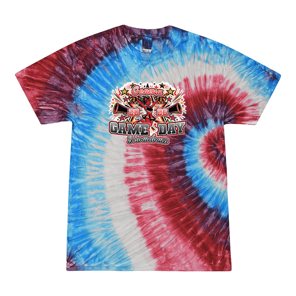 Tie Dyed T-shirt - 2026 Geneva Game Day Showdown