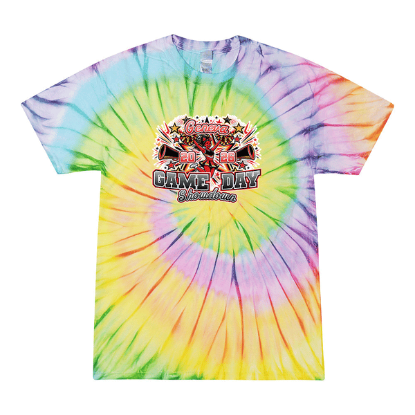Tie Dyed T-shirt - 2026 Geneva Game Day Showdown
